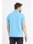 Erkek Basic Polo Yaka Tişört (Regular Fit) Mavi 3