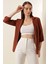 0672 Blazer Ceket - Kahverengi 4