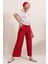 6543 Örme Pantolon - Kırmızı 3