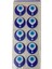 10 Adet Nazar Boncuğu Sticker - Yapıştırma Nazar Boncuğu - 3,5 cm Çapında Nazar Boncuğu Damla Etiket 1
