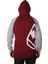Dıomand Kapşonlu Erkek Sweatshirt- Gri/Bordo 3
