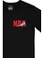 Nba Klasik Logo Cep Logo Tasarımlı Siyah Tişört 2