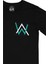 Alan Walker Cep Logo Tasarımlı Siyah Tişört 2
