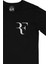 Cix Roger Federer Rf Cep Logo Tasarımlı Siyah Tişört 2