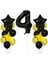 Sarı Gold Folyo Balon Rakam Set Dogum Günü Süsü 4 Yaş 1