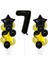 Sarı Gold Folyo Balon Rakam Set Dogum Günü Süsü 7 Yaş 1