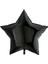 Siyah Yıldız Folyo Balon 45 cm 3 Adet 2