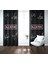 Erays Home Erayshome Black Pink Tasarımlı Fon Perde 1