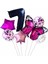 Pembe Kelebek Balon Set Yıldız Balon Folyo Set Doğum Günü Set Yaş 7 1