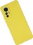 Xiaomi Mi 12 Lite Kılıf Lansman Nano Içi Kadife Silikon - Sarı 3