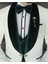 Italyan Kesim Ceket Yelek Pantolon Damatlık Set Beyaz T8273 5