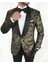 Italyan Kesim Erkek Ceket Pantolon Damatlık Set Siyah T7492 3