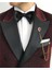 Italyan Kesim Erkek Ceket Pantolon Damatlık Set Bordo T7482 4