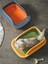 2x Pet Kedi Kramit Kutusu Anti Sıçramalı Tavan Dayanıklı Kolay Temizleme Seyahat Tuvalet Sarı Renk Turuncu (Yurt Dışından) 4
