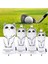 3 Parça/4 Parça Kedi Desen Pu Golf Kafa Kılıfı Kulübü Başlık Koruyucu Koruyucu 1 3 5 Ut (Yurt Dışından) 4
