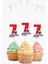 Pamuk Prenses Temalı 7 (Yedi) Yaşında Cupcake Süsü 10'lu 1