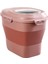 Katlanabilir Pirinç Saklama Konteyneri Depolama Kutusu Kapalı Kutular 25KG Aç, 7.5kg Kat - Pembe (Yurt Dışından) 2