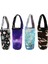 4pcs Tumbler Taşıyıcı Tutucu Yeniden Kullanılabilir Koruyucu Çanta Kupası Kamp Için Mavi Çiçek Çoklu Multi (Yurt Dışından) 1