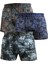 Desenli Erkek 3 Adet Boxer 1