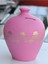 Samesa Toprak Kumbara Testi (Pembe Desenli) 1