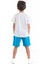 Tatil Erkek Çocuk T-shirt Şort Takım 2