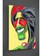 Bob Marley Karikatür Cam Tablo 1