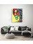 Bob Marley Karikatür Cam Tablo 3
