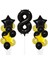 Sarı Gold Folyo Balon Rakam Set Dogum Günü Süsü 8 Yaş 1