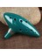 Ocarina 12 Delik Ocarina Seramik Alto C Ocarina Flüt Mavi Ocarina Sualtı Müzik Nefesli Enstrüman Yeşil 3