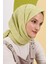Ipeksi Jakar Lara Şal Dama Desen - Lime 2