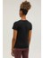 Basic Modal C Neck Siyah Kadın Kısa Kol T-Shirt W-CT131 101339647 2