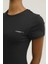 Basic Modal C Neck Siyah Kadın Kısa Kol T-Shirt W-CT131 101339647 4