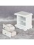 Dollhouse Başucu Masa Minyatür 1/12 Yaşam Sahnesi Dekorasyon Dolapı 4+ Beyaz (Yurt Dışından) 3
