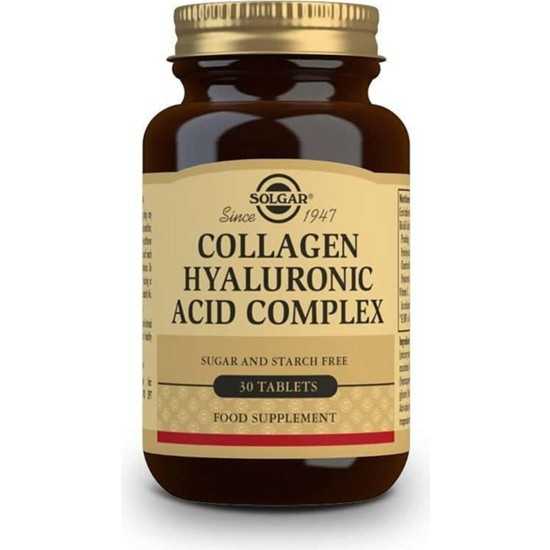 Solgar Hyaluronic Acid Collagen Complex 30 Tablet+ Biotin Fiyatı