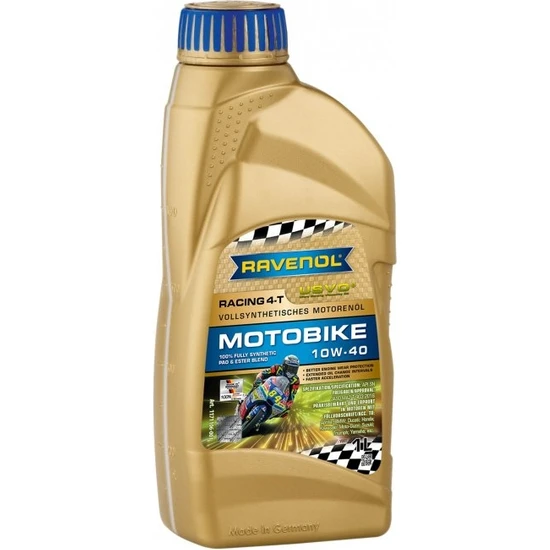 Ravenol Racing 4-T Motobike Sae 10W-40 1 Litre Motosiklet Yağı  (Üretim Yılı: 2023)