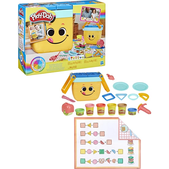 Play-Doh Piknik Şekilleri Başlangıç Seti - F6916