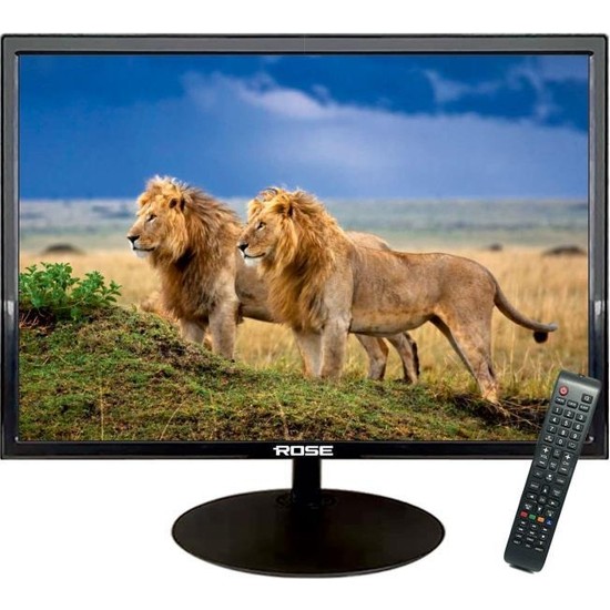 Rose 19" HD Ready LCD TV Ekran-119 48 Ekran LED Teknolojisi ile Smart TV Özelliği Yok