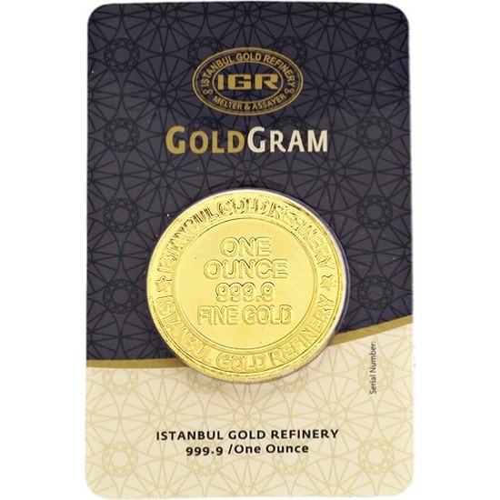 İGR 31.10 gr Ons 999.9 Külçe Altın