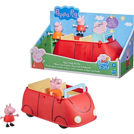 Peppa Pig Kırmızı Aile Aracı F2184