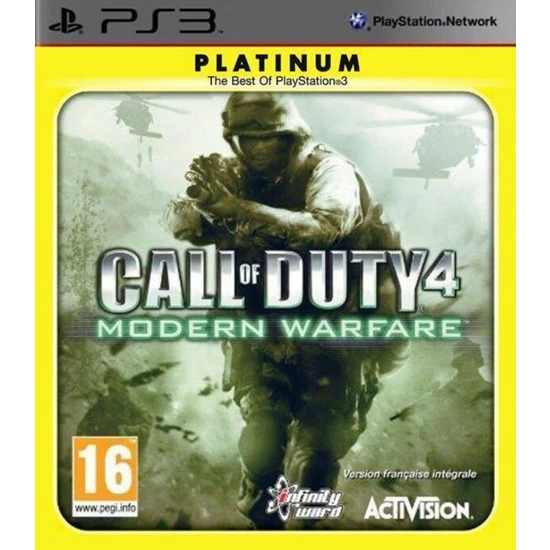 Activision Call Of Duty 4 Modern Warfare Platinum Ps3 Oyun
