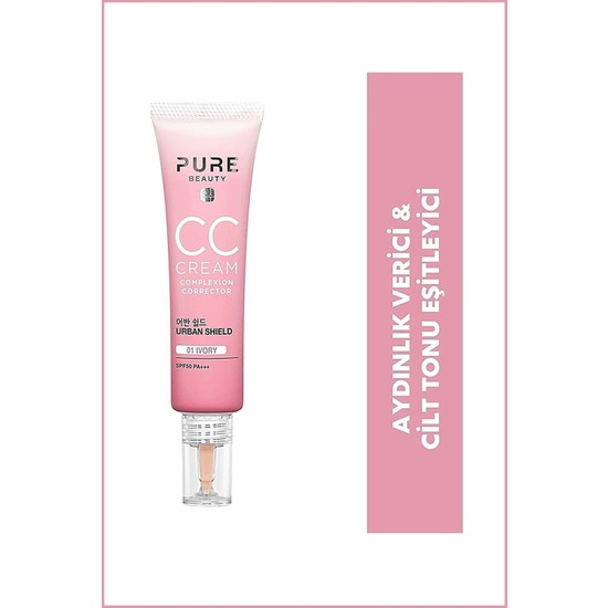 Pure Beauty Bb Cream SPF50 Pa+++ 01 Ivory 30 Ml Fiyatı