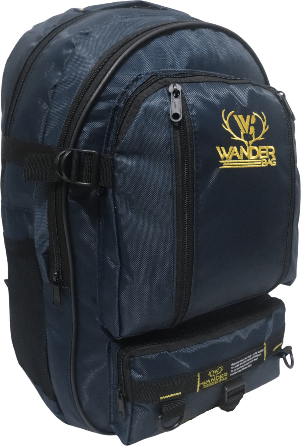 Baggor Wander 50 Litre Yeşil Çok Gözlü Yürüyüş-Seyahat-Okul-Dağcı-Trekking-Kampçı Sırt Çantası görsel 6