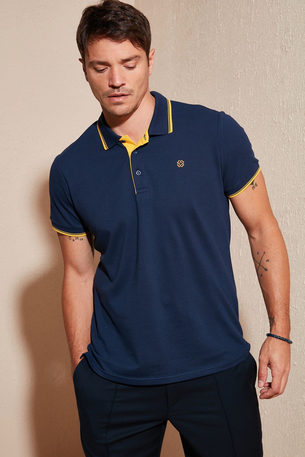 Buratti % 100 Pamuk Düğmeli Regular Fit Polo Yaka T Shirt Erkek POLO YAKA T SHİRT 5902118