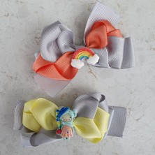 Kalben Accessories 2 Adet Tasarım Çocuk Saç Tokası, Çocuk Toka, Çocuk Tokası, Saç Tokası, Tasarım Toka