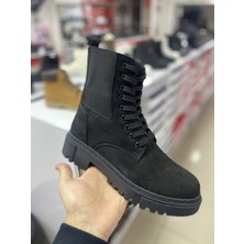 M.P. M.p 222-2737ZN Siyah Süet Deri Kadın Bot