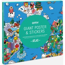 Omy Dev Sticker Poster Atlas