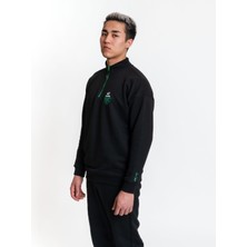 Luo Camp Sweatshirt 01 - Black Erkek Eşofman Üst