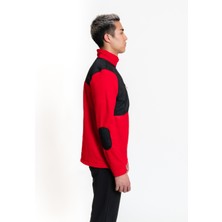 Luo Camp Half-Zip Fleece 01 - Red/black Erkek Yarım Fermuar Polar