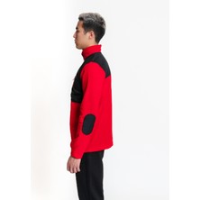 Luo Camp Half-Zip Fleece 01 - Red/black Erkek Yarım Fermuar Polar