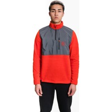 Luo Camp Half-Zip Fleece 03 - Orange/anthracite Yarım Fermuar Erkek Polar